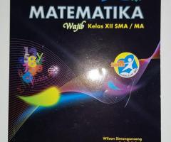 Buku Matematika Wajib kelas 12 penerbit Gematama