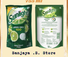 Sunlight Sabun Cuci Piring Jeruk Nipis 755 ml